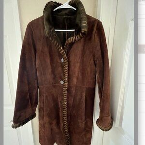Vintage LNR exclusively for nordstrom suede + Leather jacket